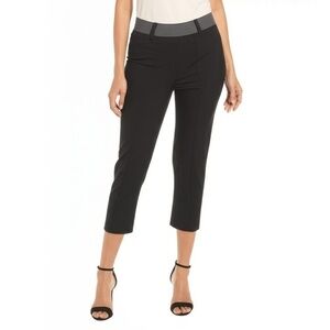 Simply Vera Vera Wang Womens XL Black Capri Pull-On Stretchy Waist Pants